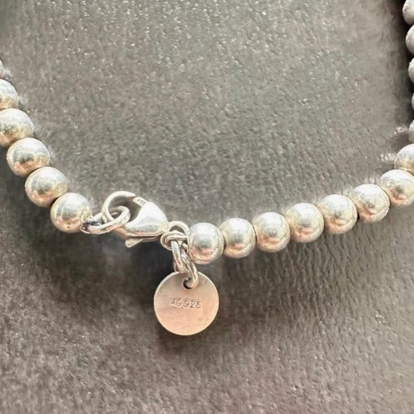 Tiffany & Co. Silver Heart Charm Bracelet - Picture 2 of 3